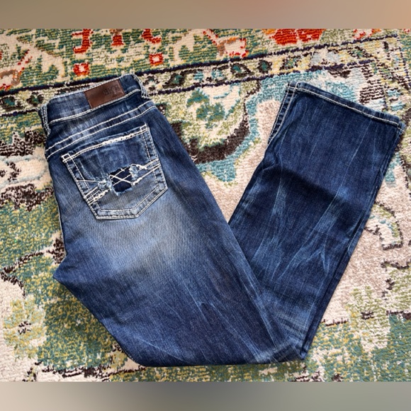 BKE Denim - BKE Payton Jeans Womens 32x33 L Boot Cut Denim Blue Dark Wash Pants